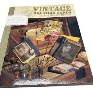 vintage greeting cards with Maryjo McGraw paperback book 2003 English READ